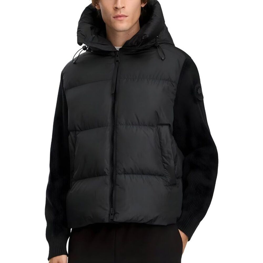 Canada Goose Mens  Hybridge Grove Knit Down Hoodie